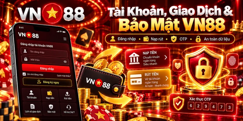 Hướng dẫn quản lý tài khoản giao dịch và bảo mật thông tin VN88